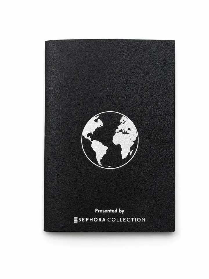 Simple logo imprint notebook cover reference
