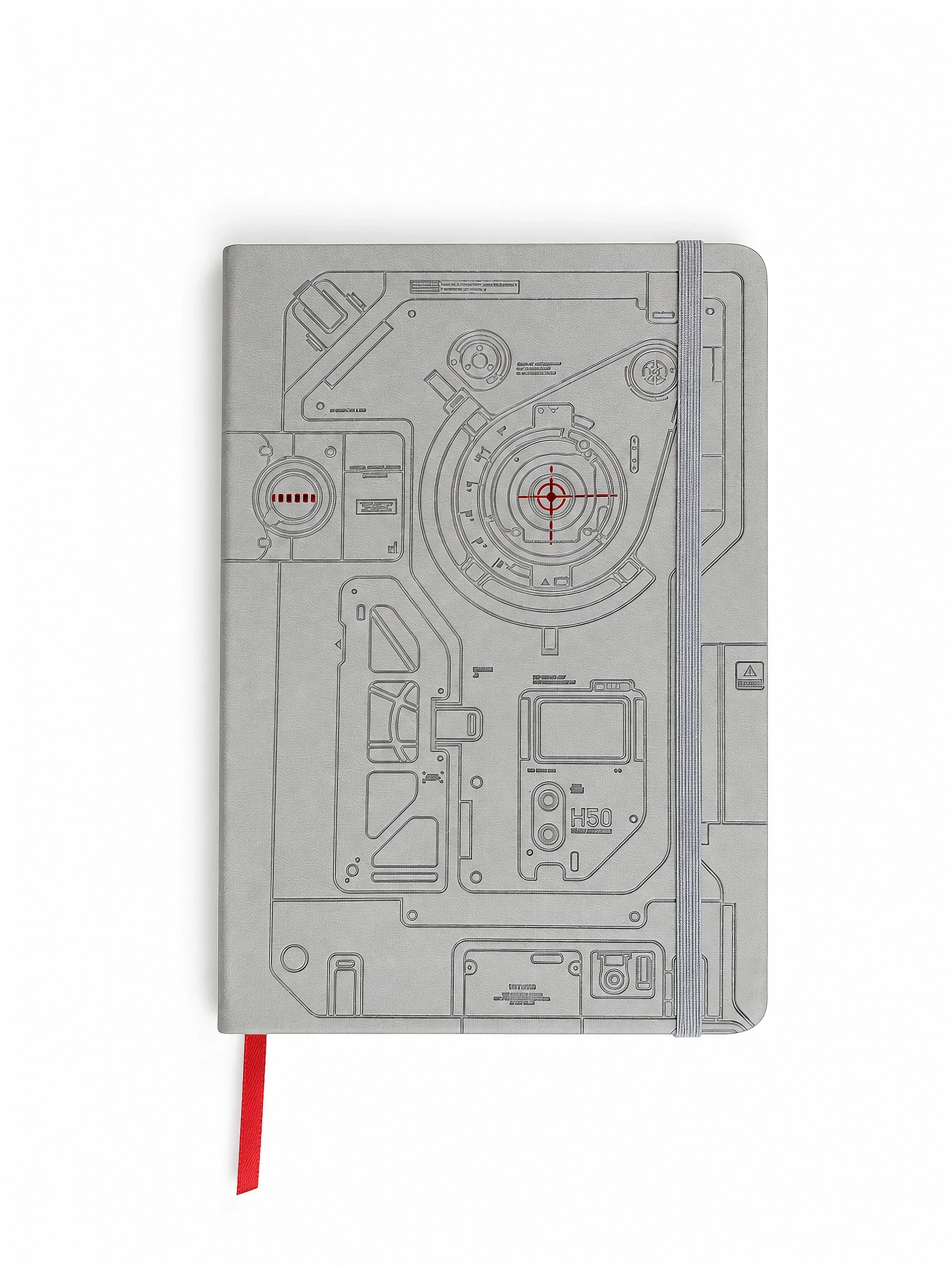 Landscape Technical Softcover Notebook front view