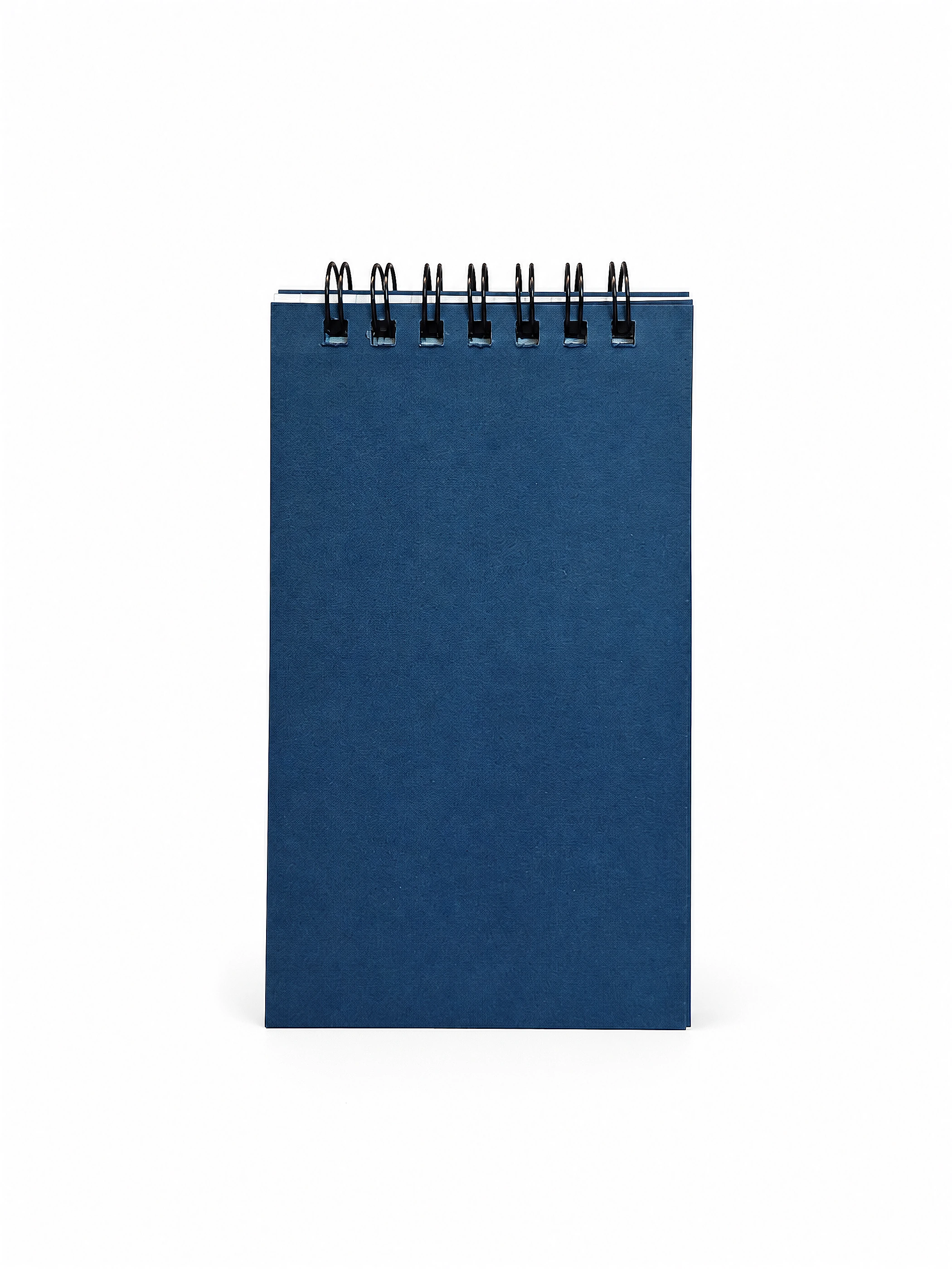Blue Top Spiral Grid Notepad front view