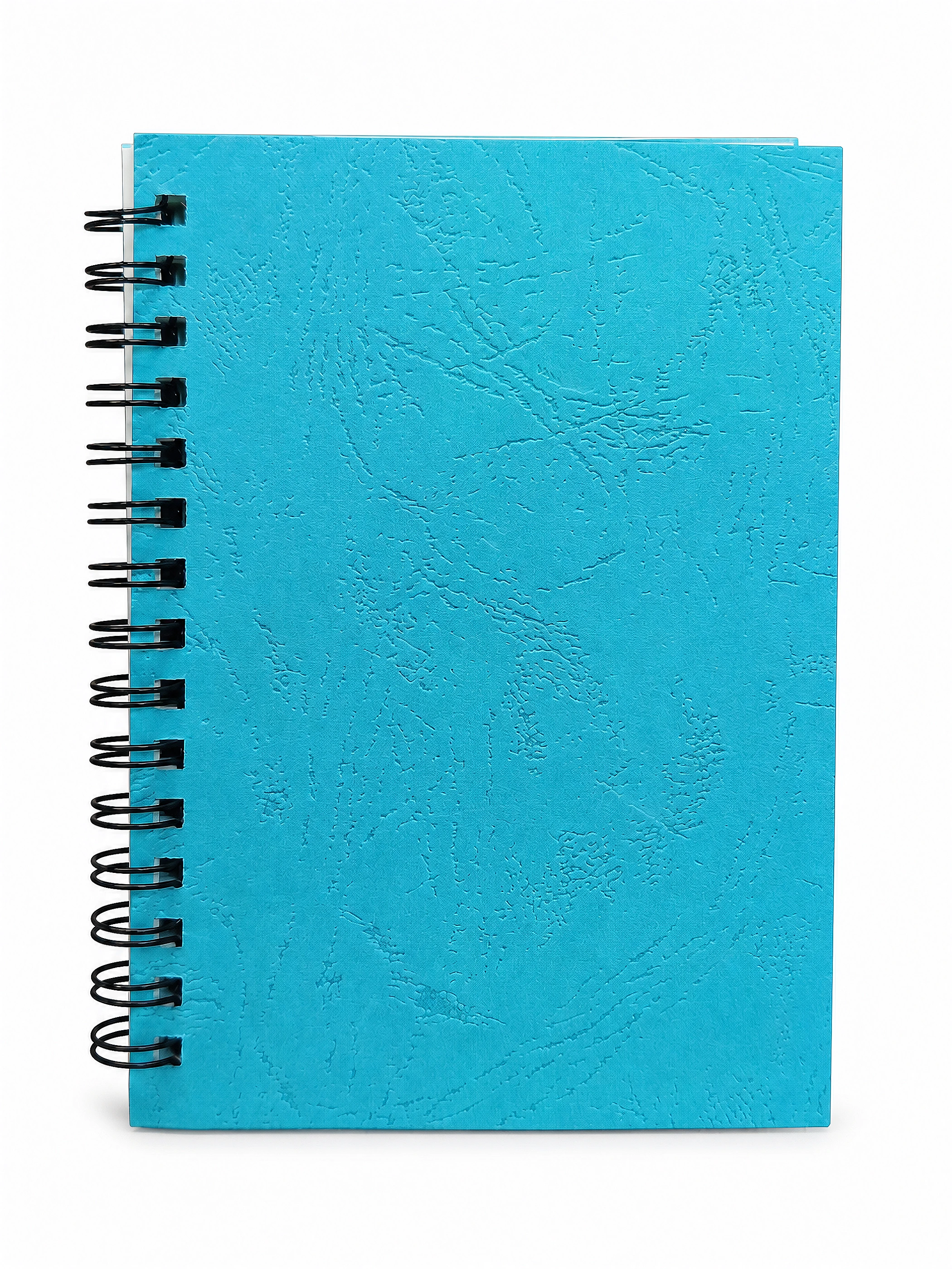 Turquoise Side-Spiral Notebook front view