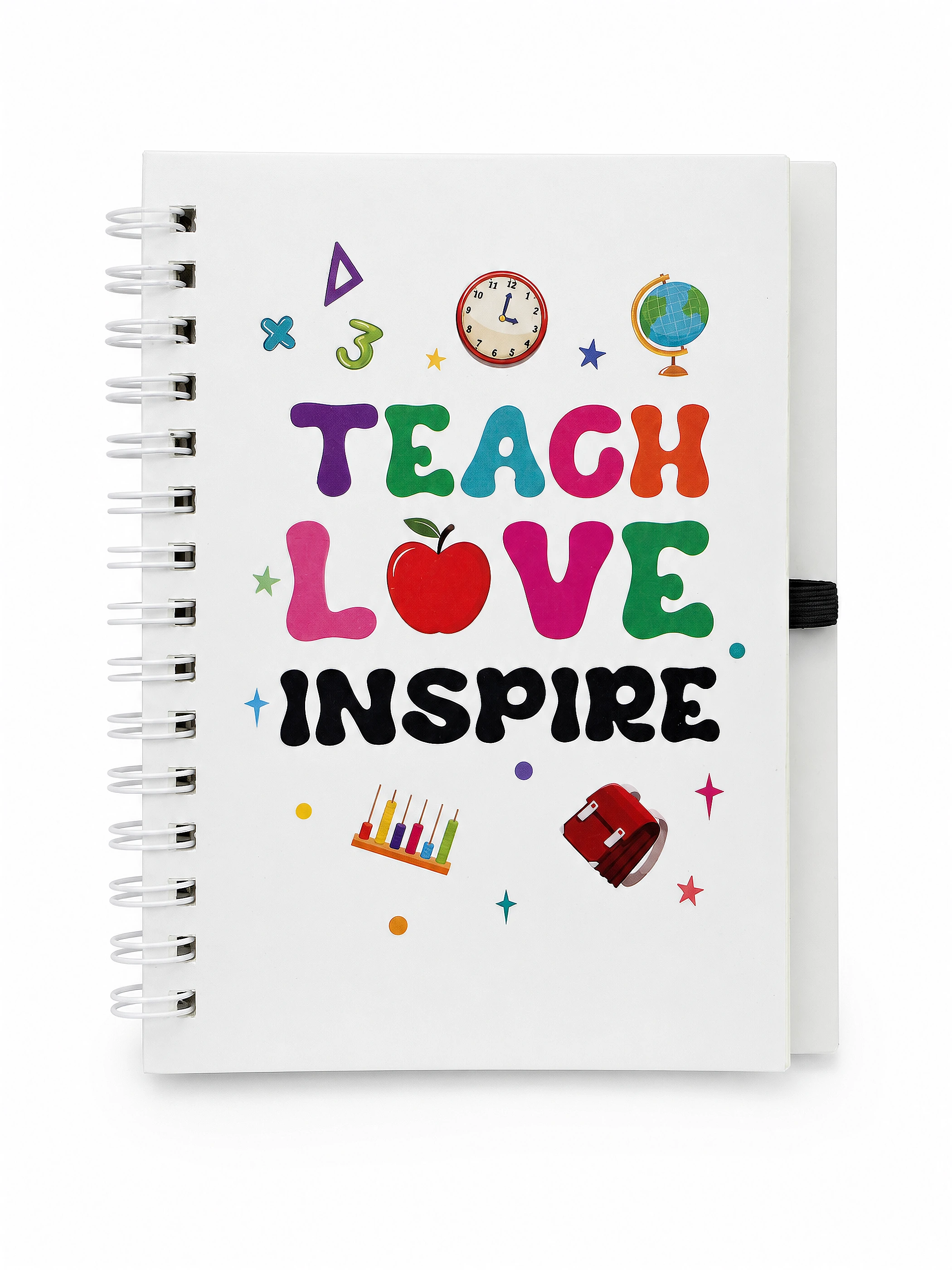Teacher Appreciation Spiral Notebook front view