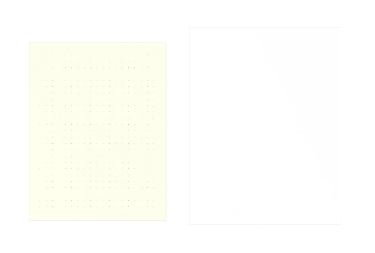 Clean white-background comparison of Daolin paper beside A4 copy paper